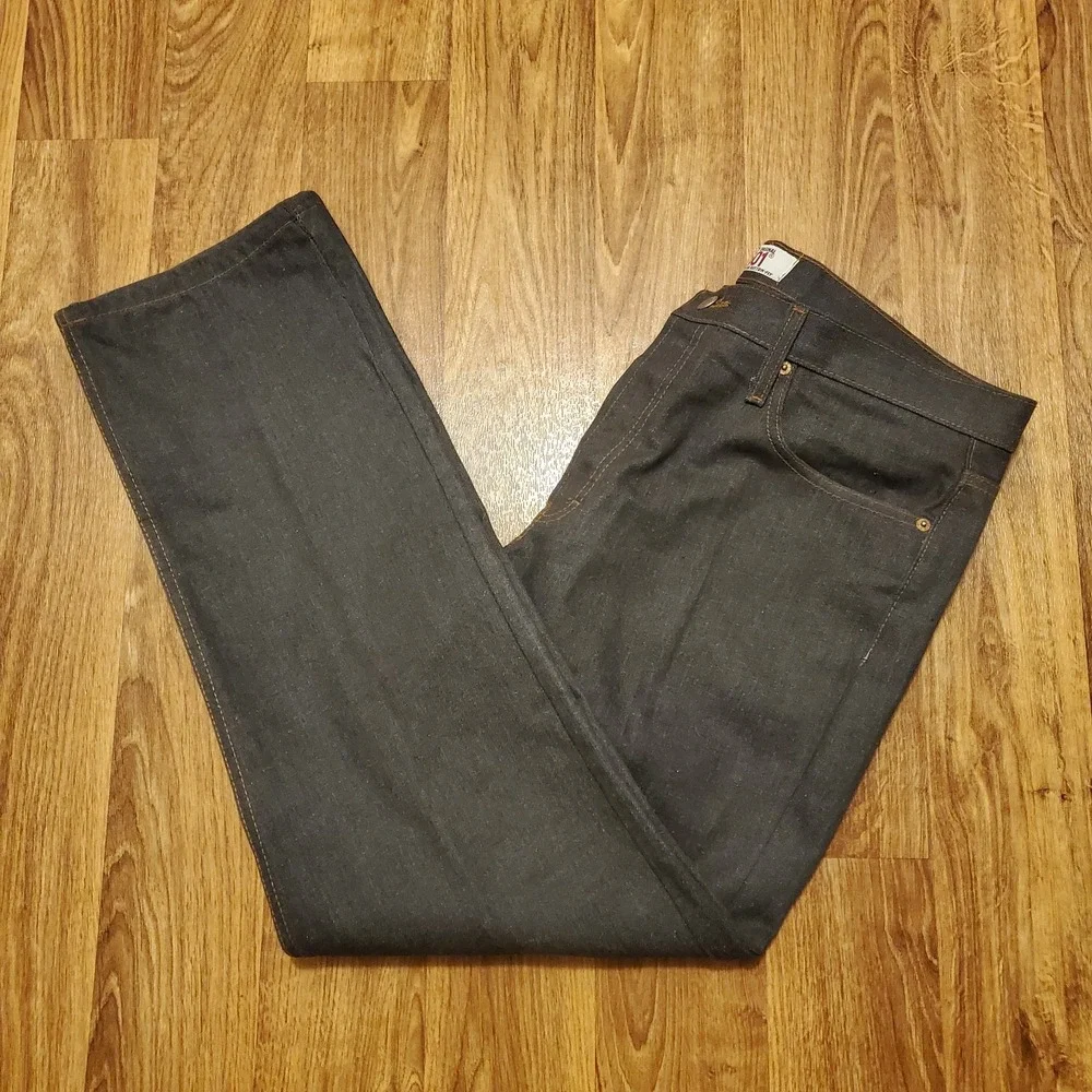 Vintage Levis 501 Jeans Men 38x30 Dark Denim Straight Leg‎ Button Fly New